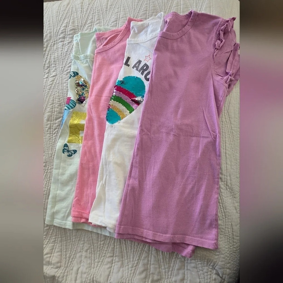 Bundle of 4 girls tshirts - Picture 1 of 16